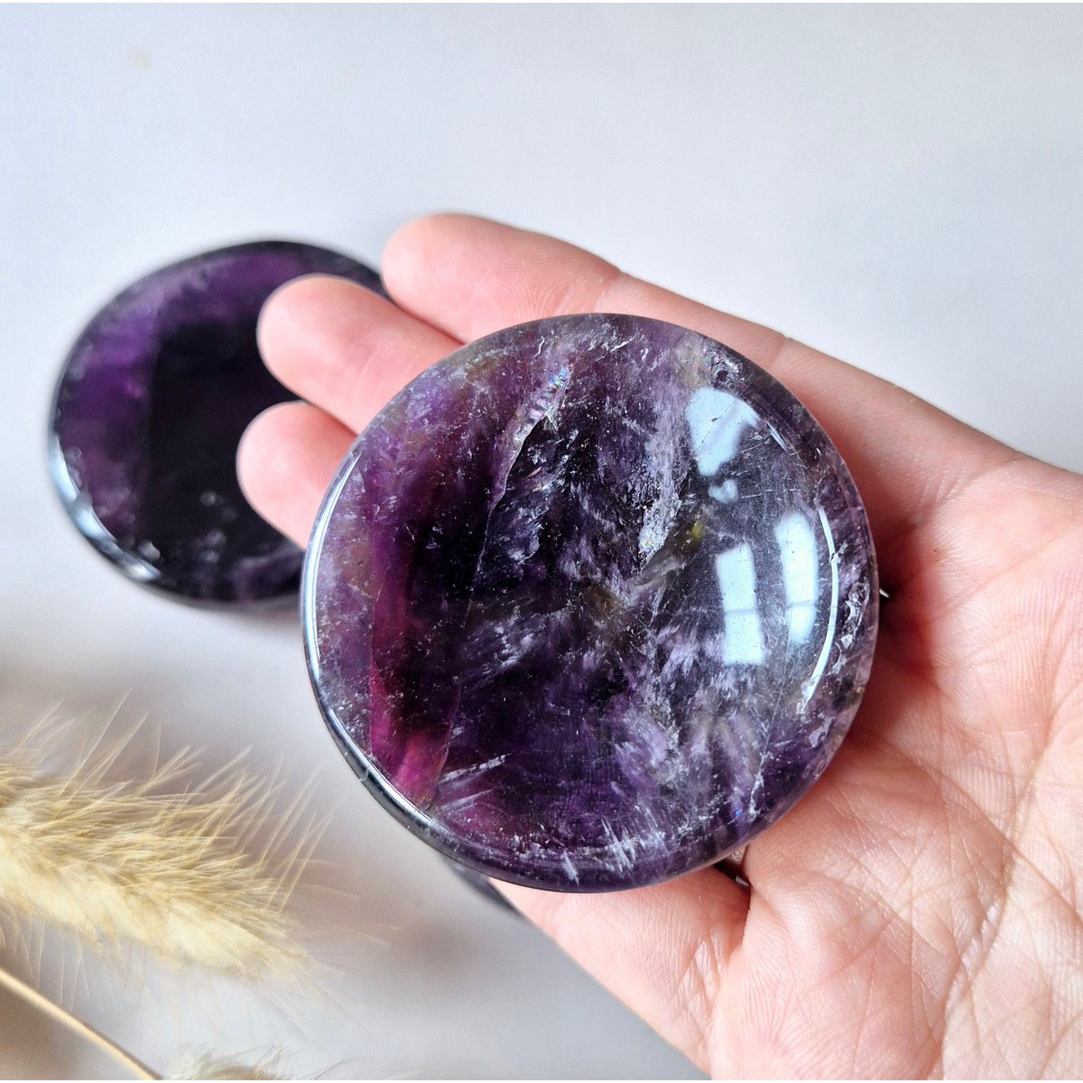 Amethyst Edelstein Schale (5-6 cm)