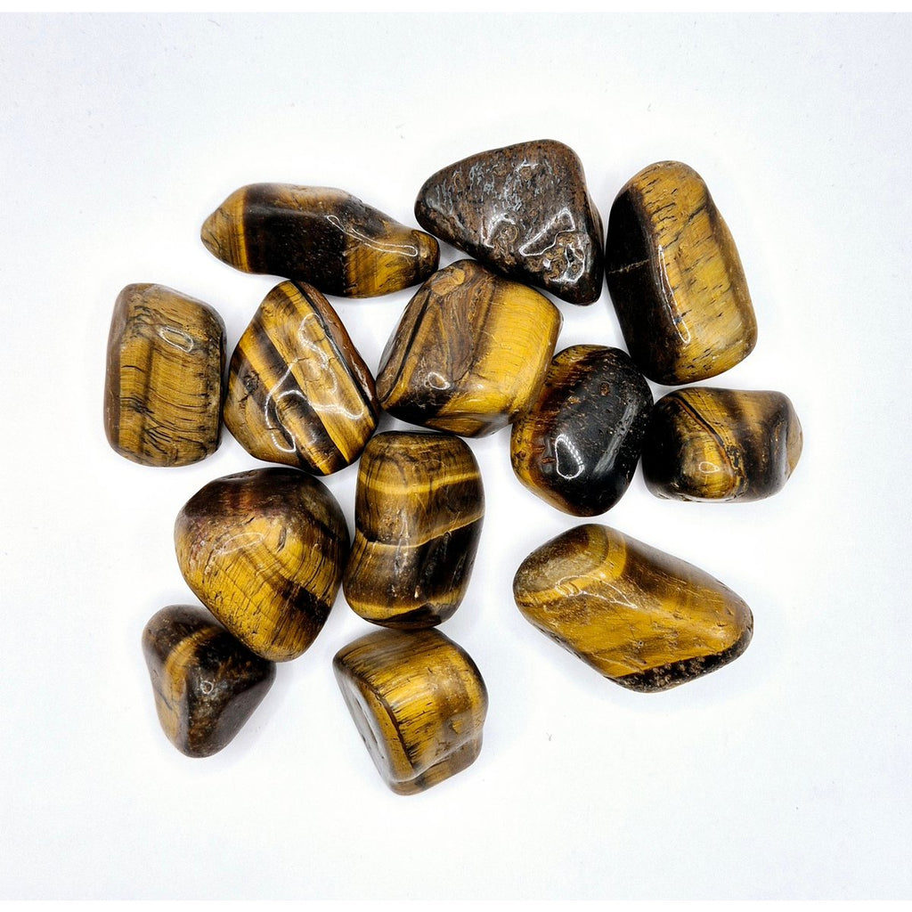 Tigerauge Trommelsteine, 3–8 cm