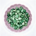 Kristallgrüne Aventurin Trommelsteine, 0,5–2 cm