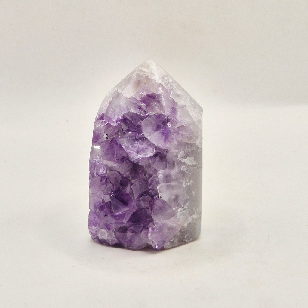 Amethyst Achat 88g – Edelstein mit natürlichen Achatbändern - SchatzStein