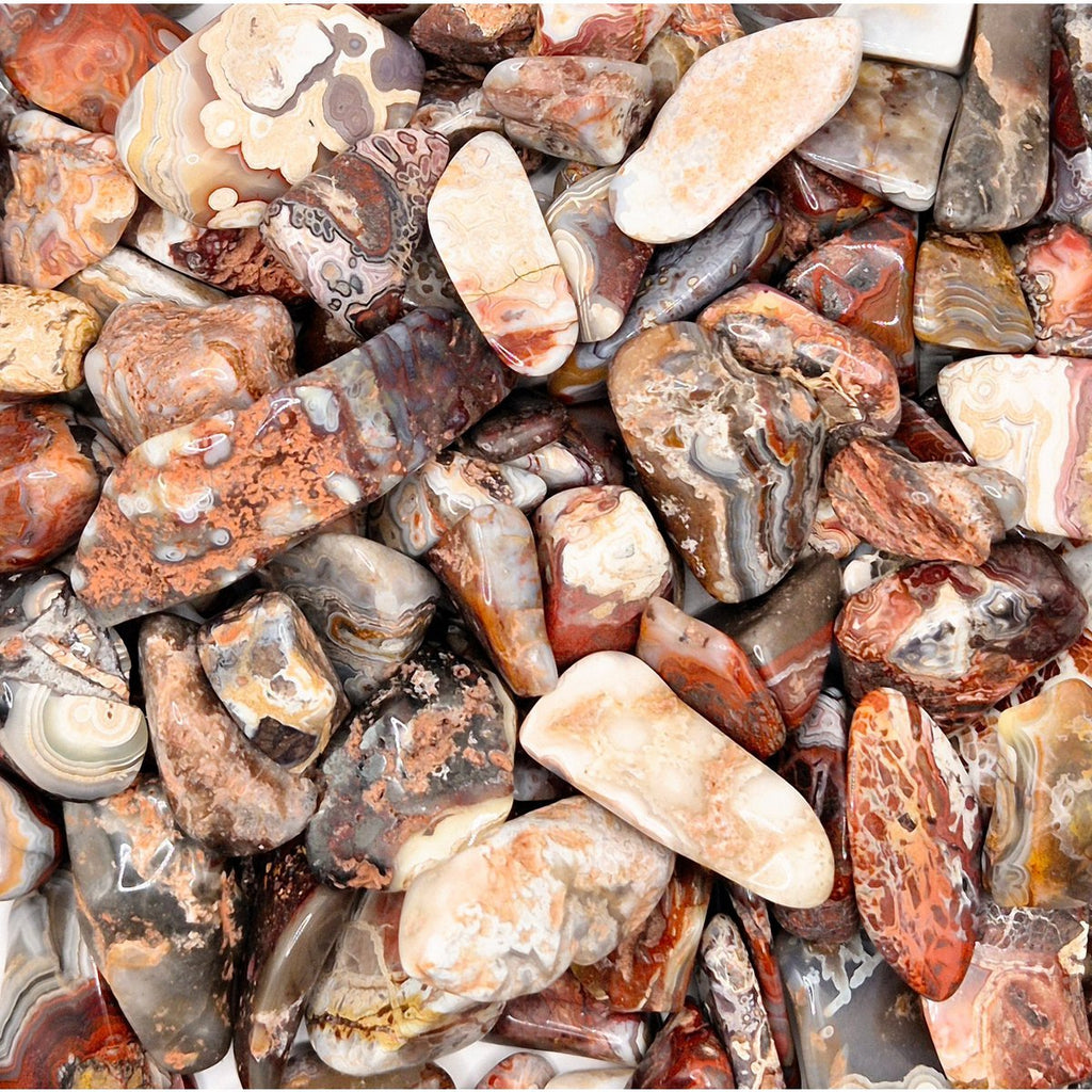 Crazy Mexican Achat Trommelsteine (1-3 cm, 100 Gramm) - SchatzStein