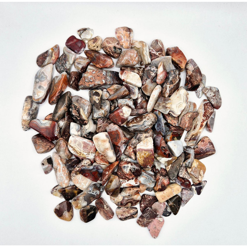 Crazy Mexican Achat Trommelsteine (1-3 cm, 100 Gramm) - SchatzStein